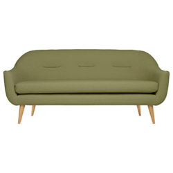 Content by Terence Conran Marlowe Large 3 Seater Sofa Rowan Dark Green